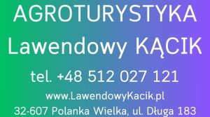 Agroturystyka Lawendowy Kącik 32-607 Polanka Wielka Noclegi Energylandia Ambasador Biegi Gmina Porąbka